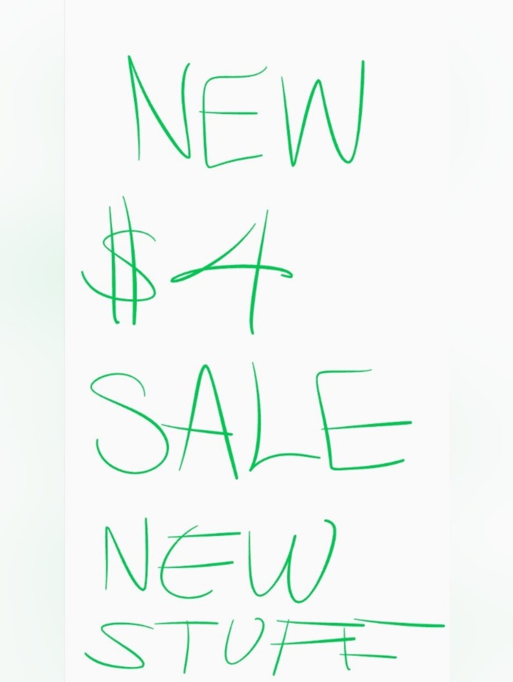 NEW $4 SALE ITEMS -Old Ones are Gone